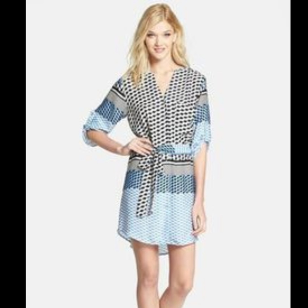 NWT**Gorgeous Belted Shirt Dress**Small - Picture 2 of 11